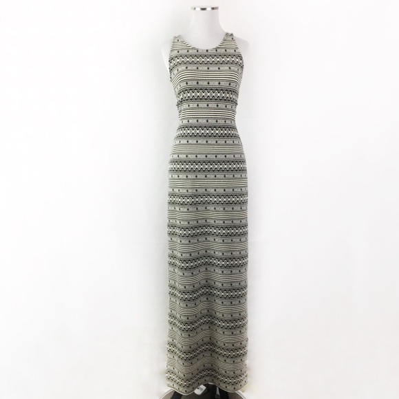 LOWEST ⬇️$50 NWT BB DAKOTA Black/White Maxi Dress - Picture 5 of 8